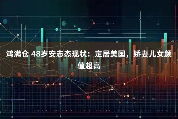 鸿满仓 48岁安志杰现状：定居美国，娇妻儿女颜值超高