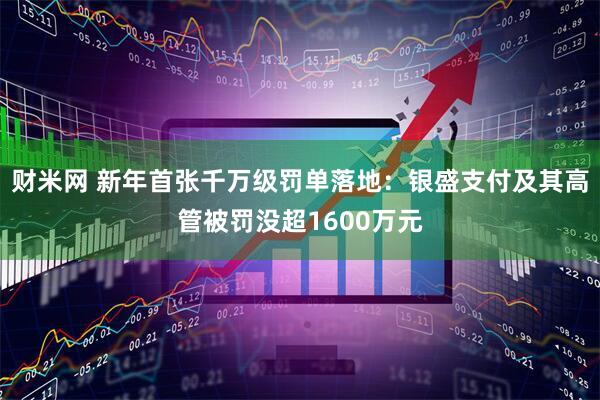 财米网 新年首张千万级罚单落地：银盛支付及其高管被罚没超1600万元