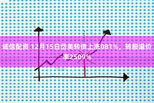 诚信配资 12月15日岱美转债上涨081%，转股溢价率2509%