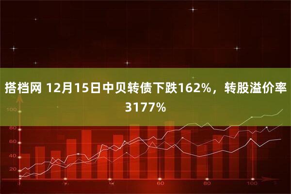 搭档网 12月15日中贝转债下跌162%，转股溢价率3177%